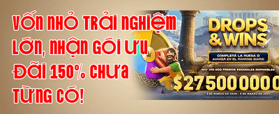 Thưởng Chào Mừng 100% Nạp Đầu promotion banner